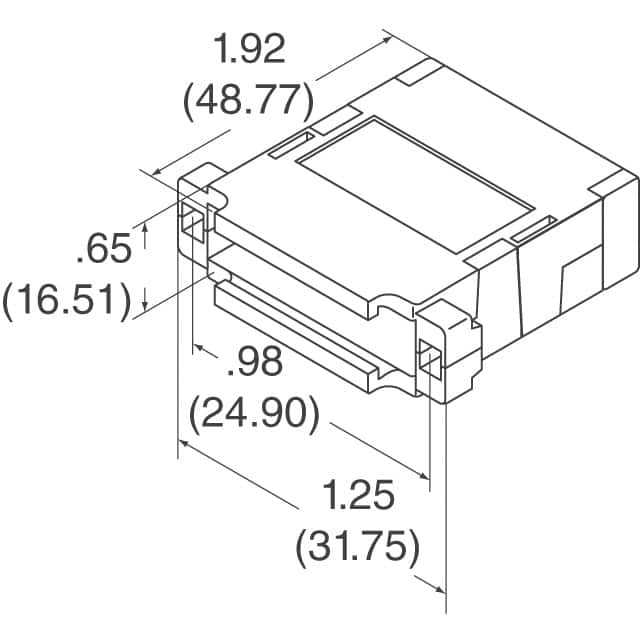 983-009-010R031 NorComp Inc.  Capots de connecteurs D-Sub en forme de D